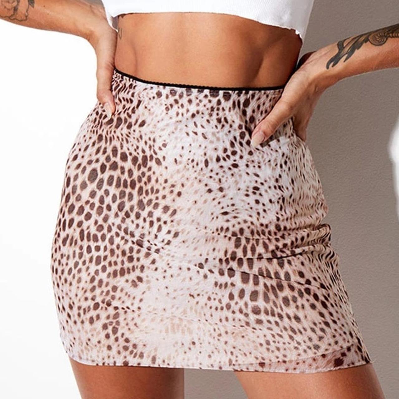 Leopard skirt motel clearance rocks