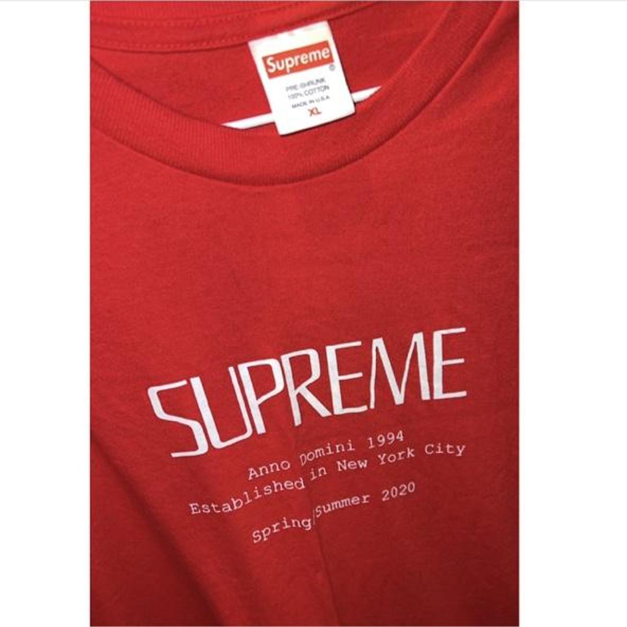 Supreme AD tee. Never worn. Size XL. - Depop