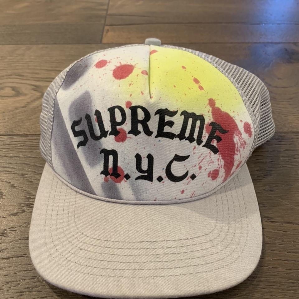 Supreme Rammellzee Grey Trucker Hat Insanely rare.... - Depop