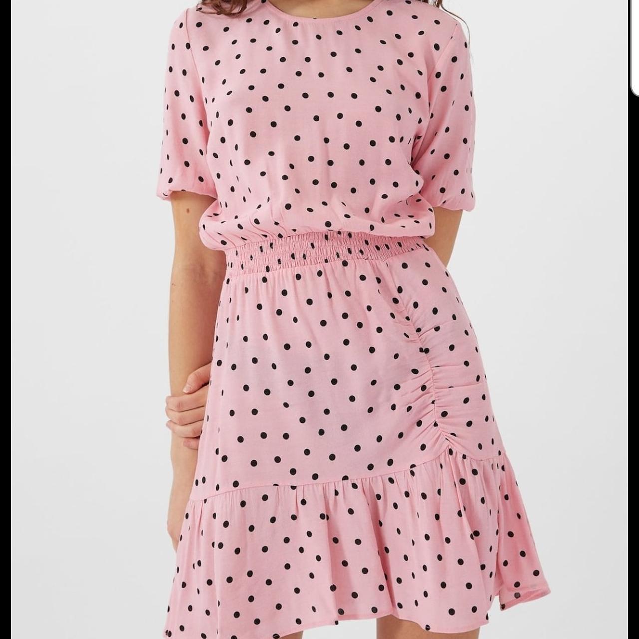 Stradivarius polka dot store dress