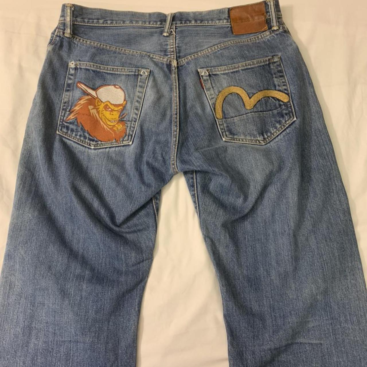 Evisu x Santastic jeans • Really rare, won't find... - Depop