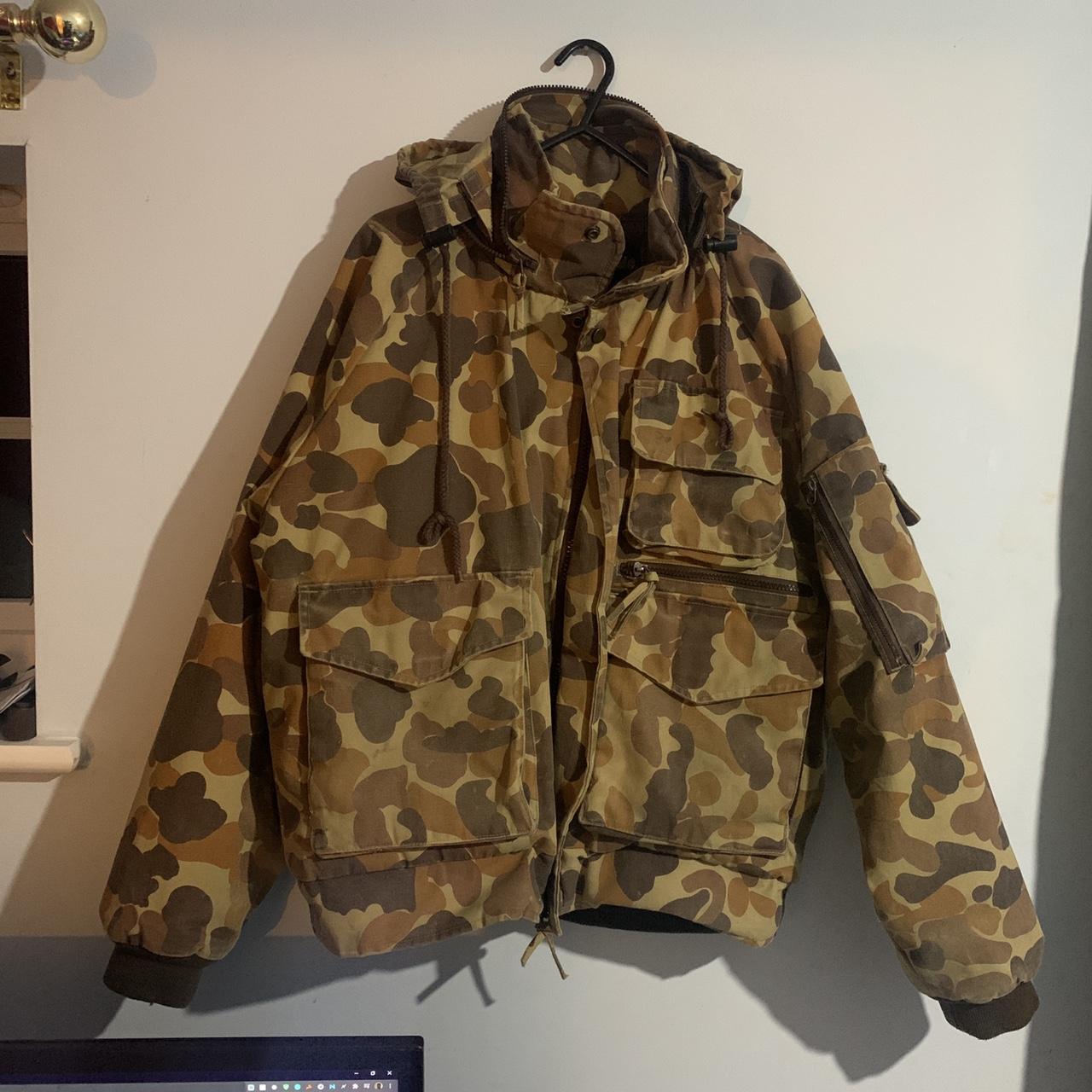 Military / Hunting duck camo jacket Doesn’t fit me... - Depop