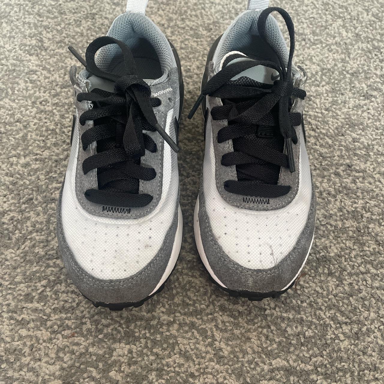 Boys grey Nike trainers. Size 10.5uk - Depop