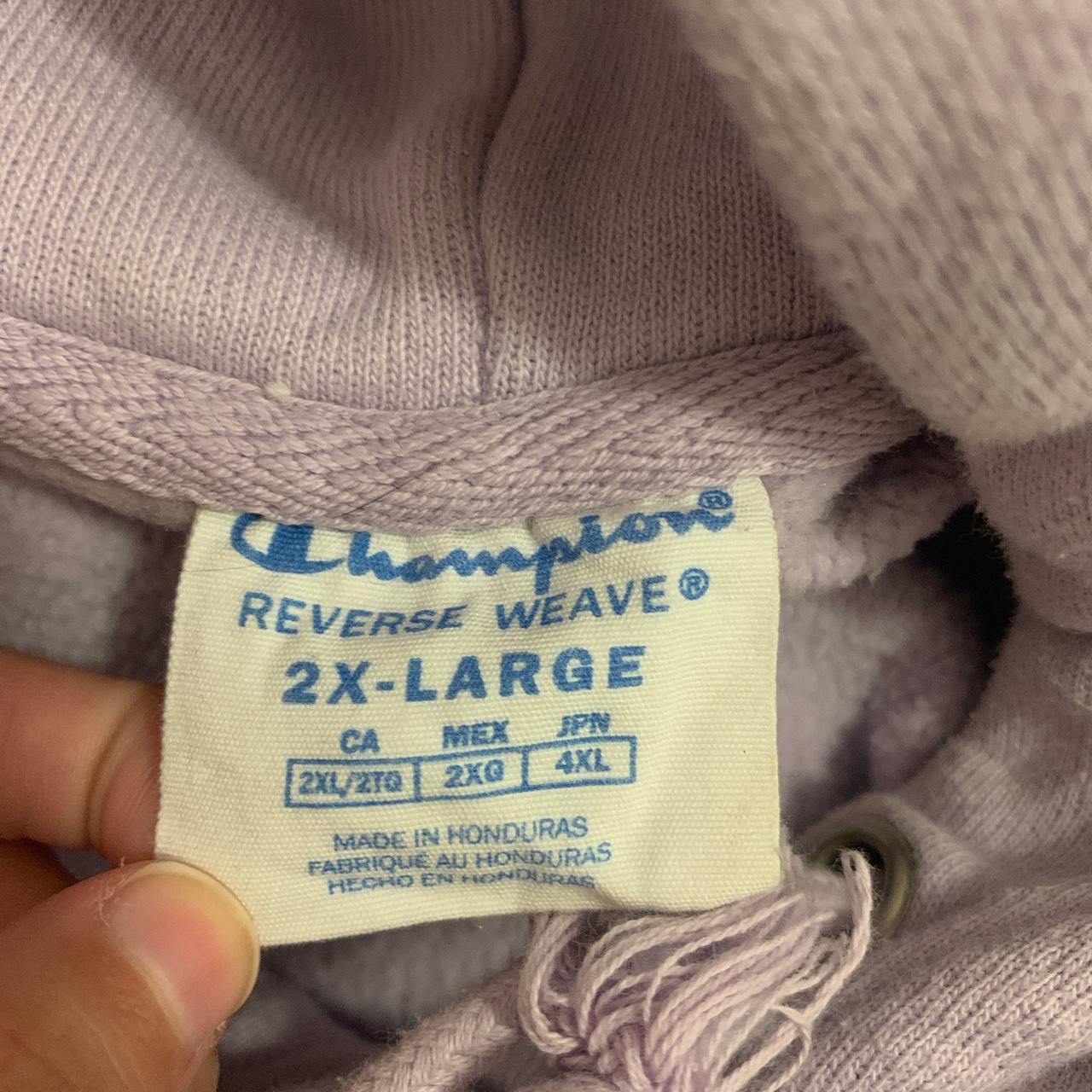 Lavender champion hoodie Never wear this anymore... - Depop