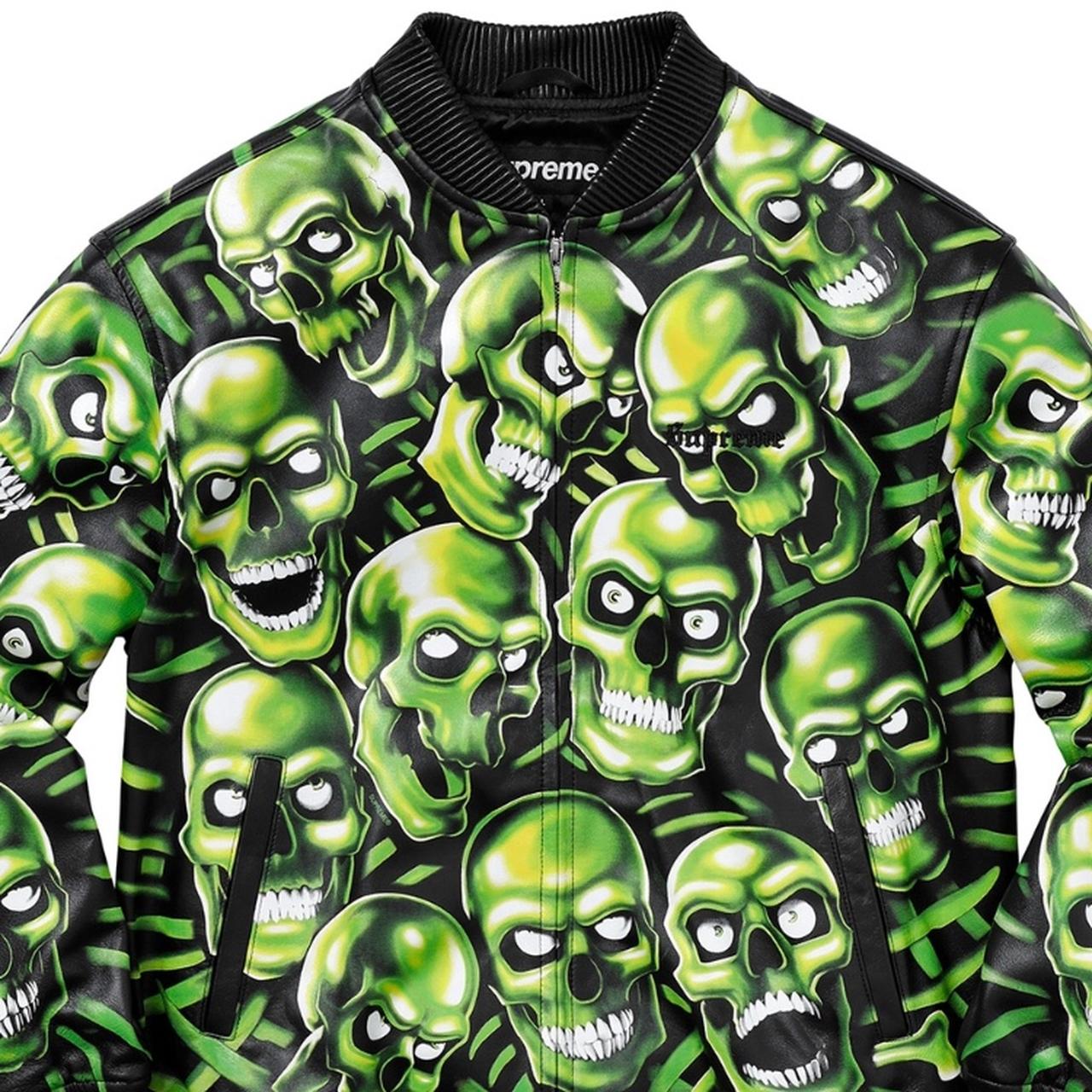 ジャケット・アウター Supreme Skull Pile Leather Bomber Jacket Supreme - Supreme Skull Pile Leather Bomber Jacketの通販 by