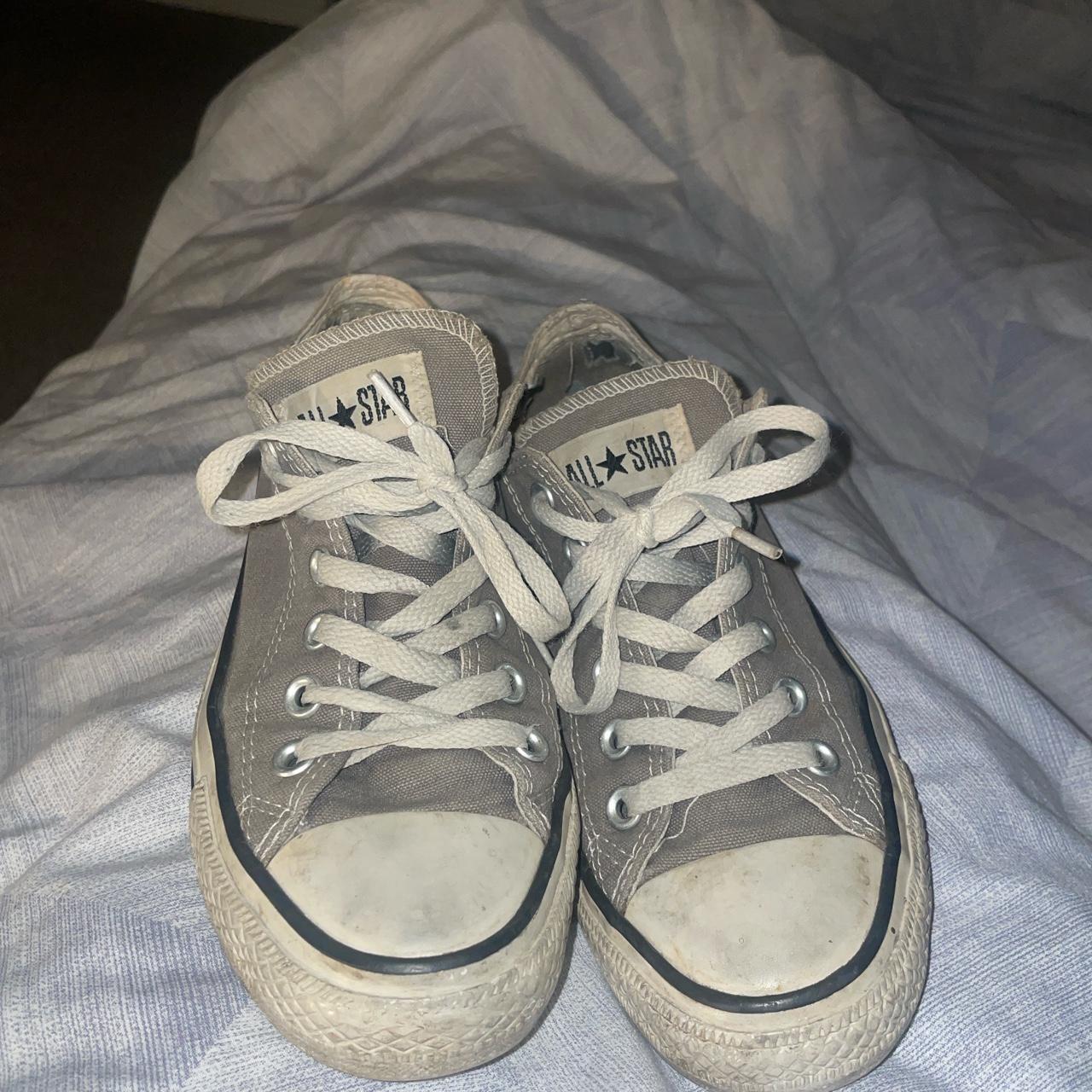 Grey converse size best sale 7