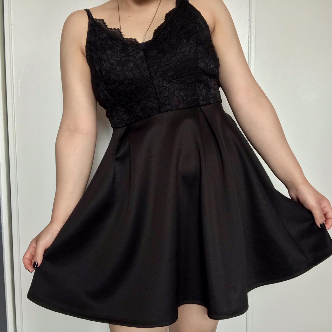 Charlotte russe black cheap lace dress