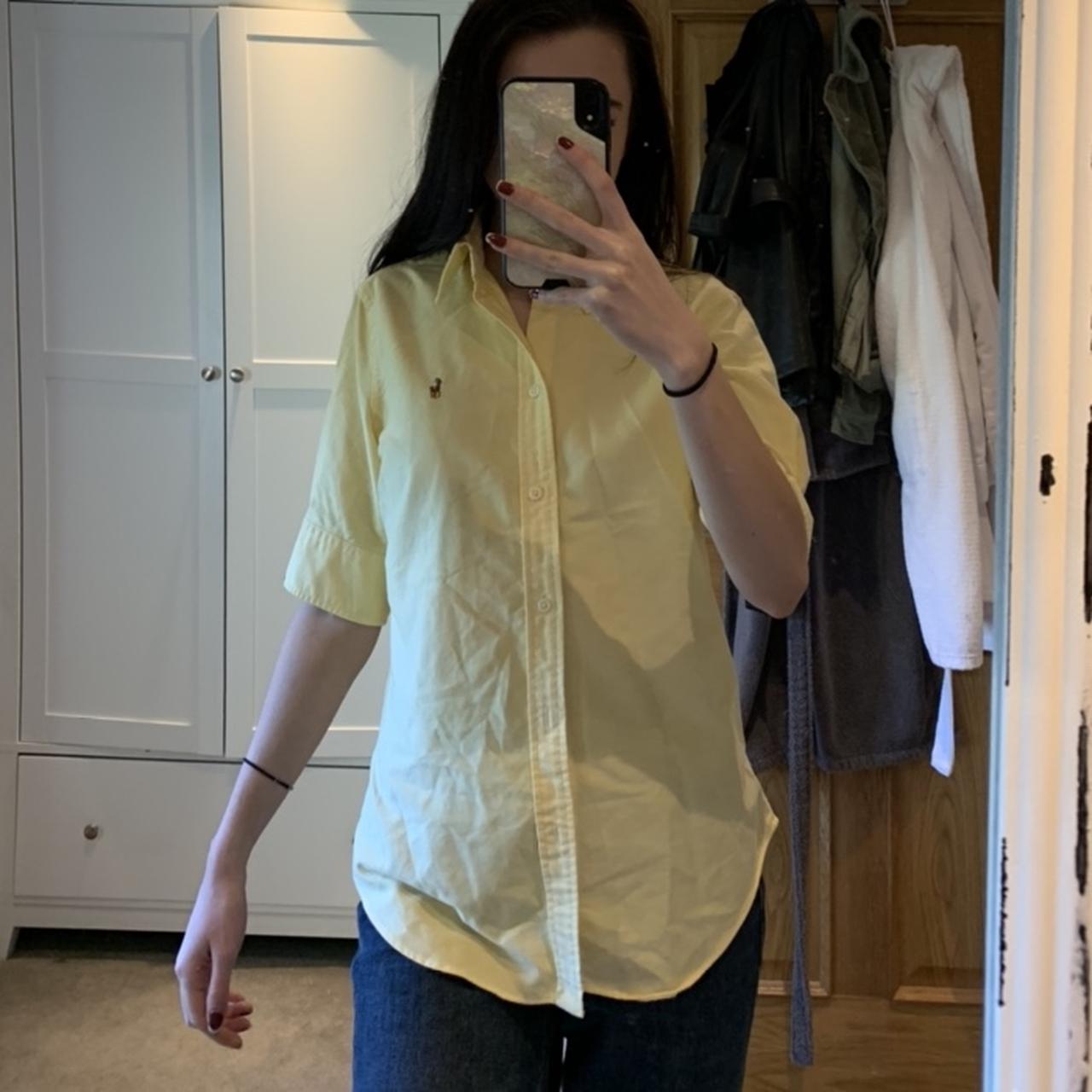 ralph lauren women's short sleeve shirt