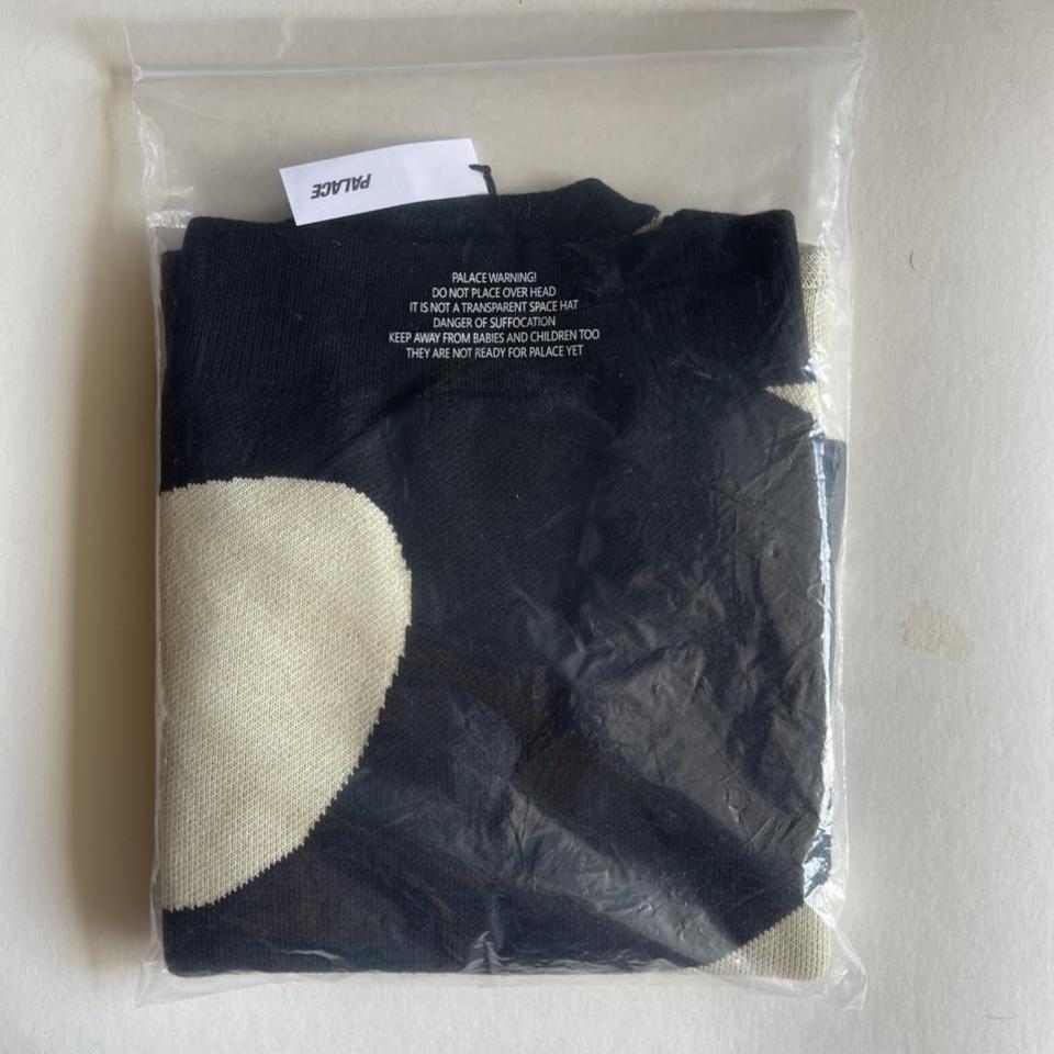 Brand new Palace Yin Yang Knit Cream/Black in a size - Depop