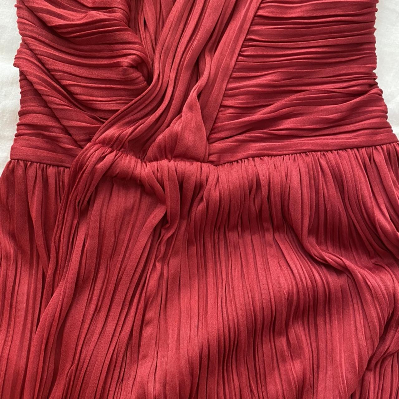 More photos for the Deep Red Halston Heritage dress.... - Depop