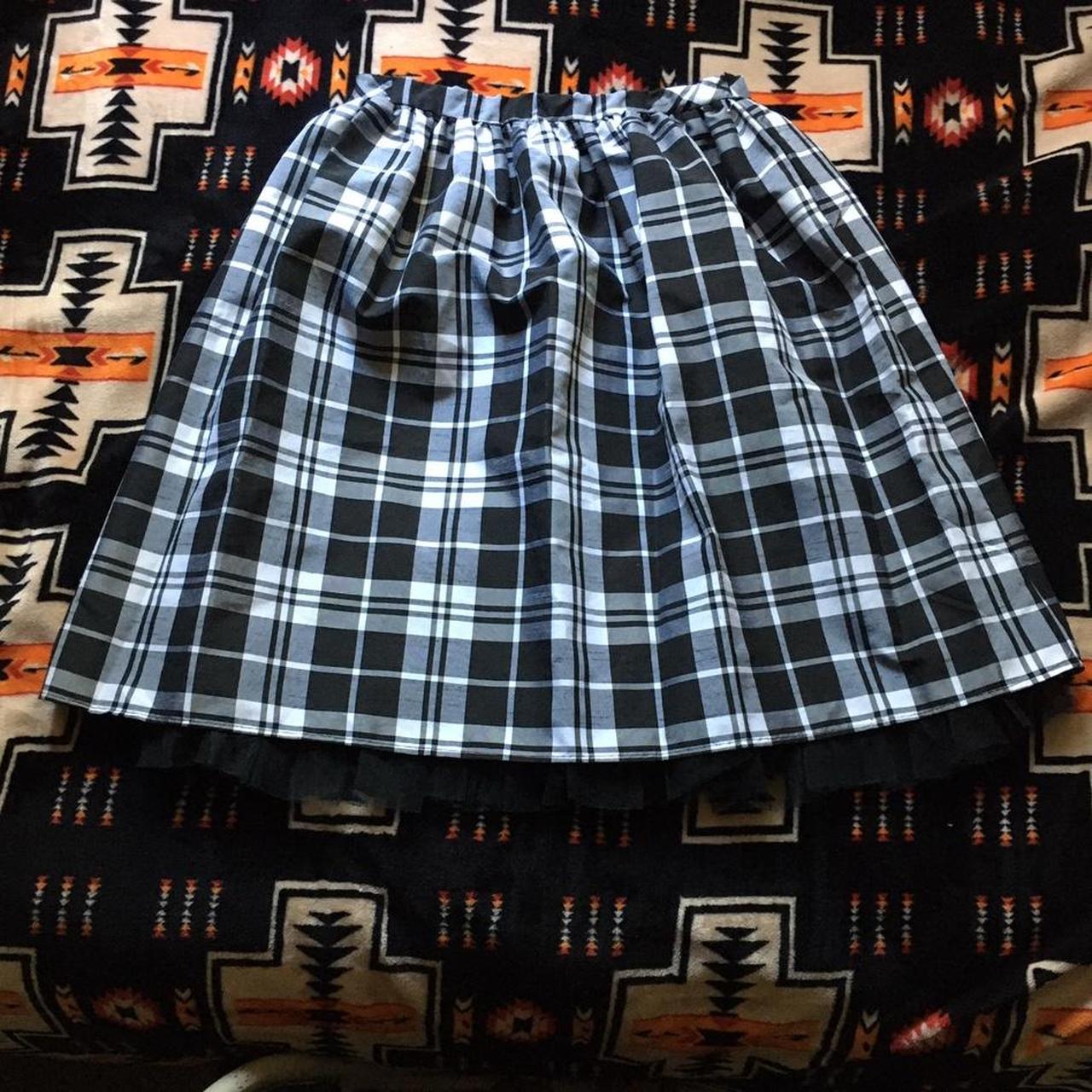 未使用美品】Asymmetric Plaid Tulle Skirtの+spbgp44.ru