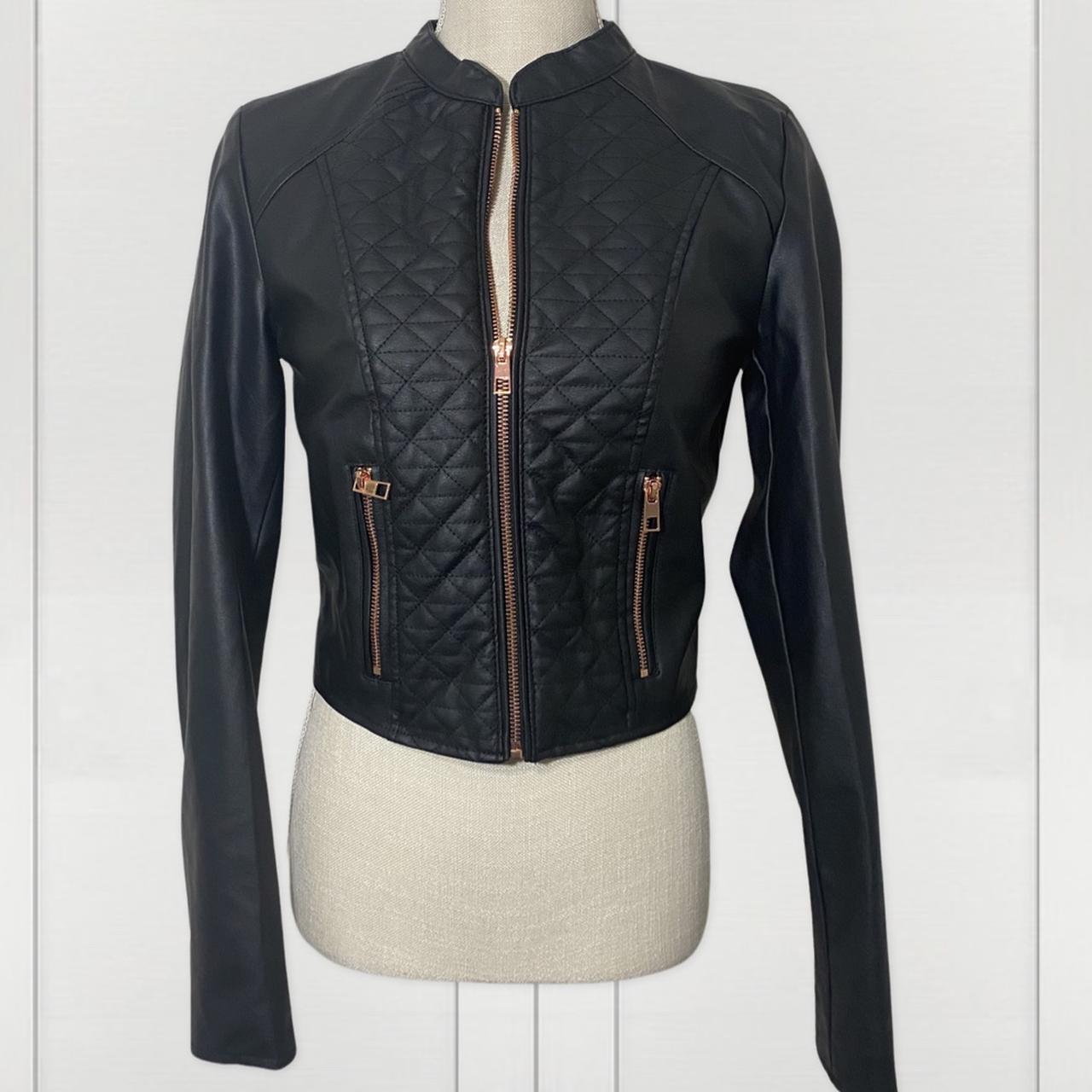 Black and rose gold jacket best sale