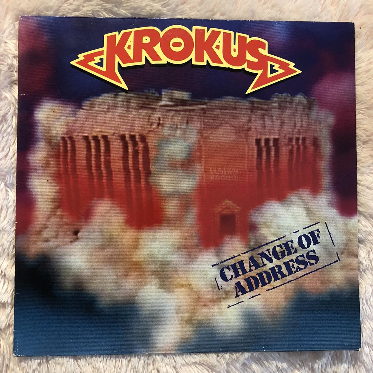 KROKUS CHANGE OF ADDRESS 1986 12” LP Vinyl... Depop