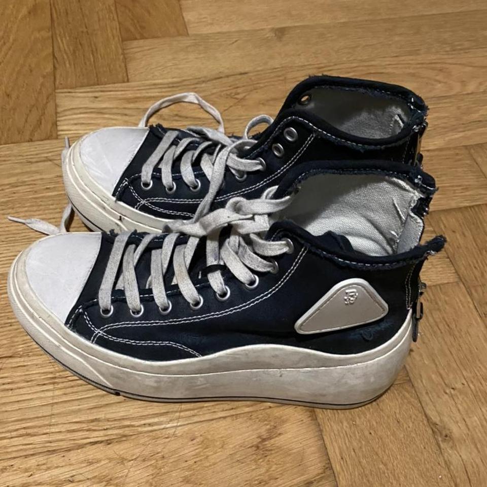 R13 platform sneakers similar to converse but the Depop