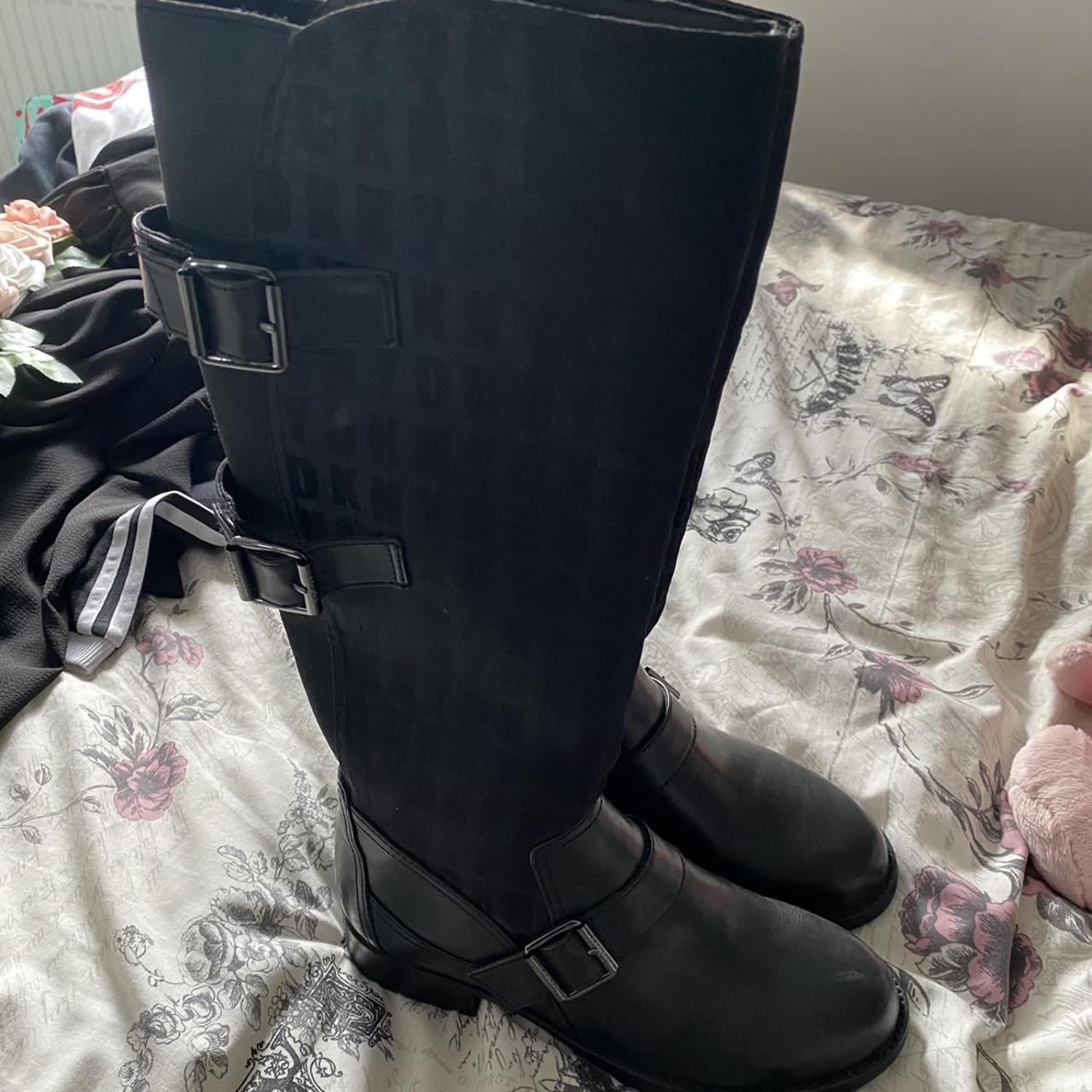 Brand new DKNY black winter boots. Size... - Depop