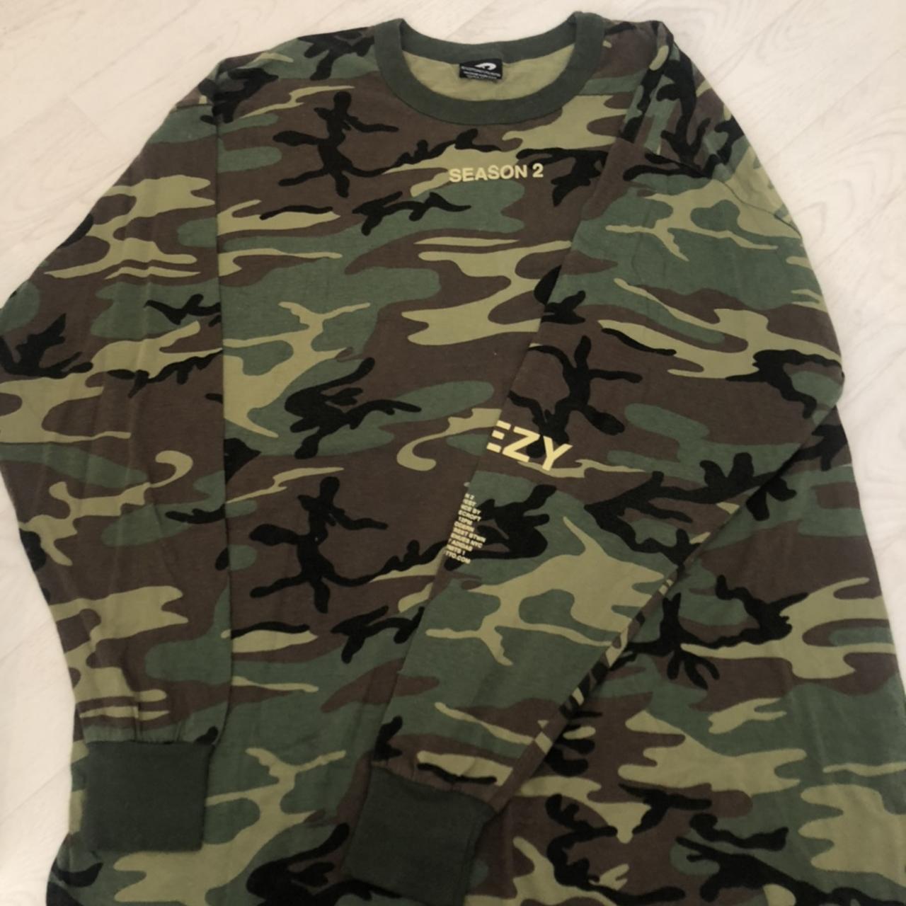 yeezy season 2 camo long sleeve