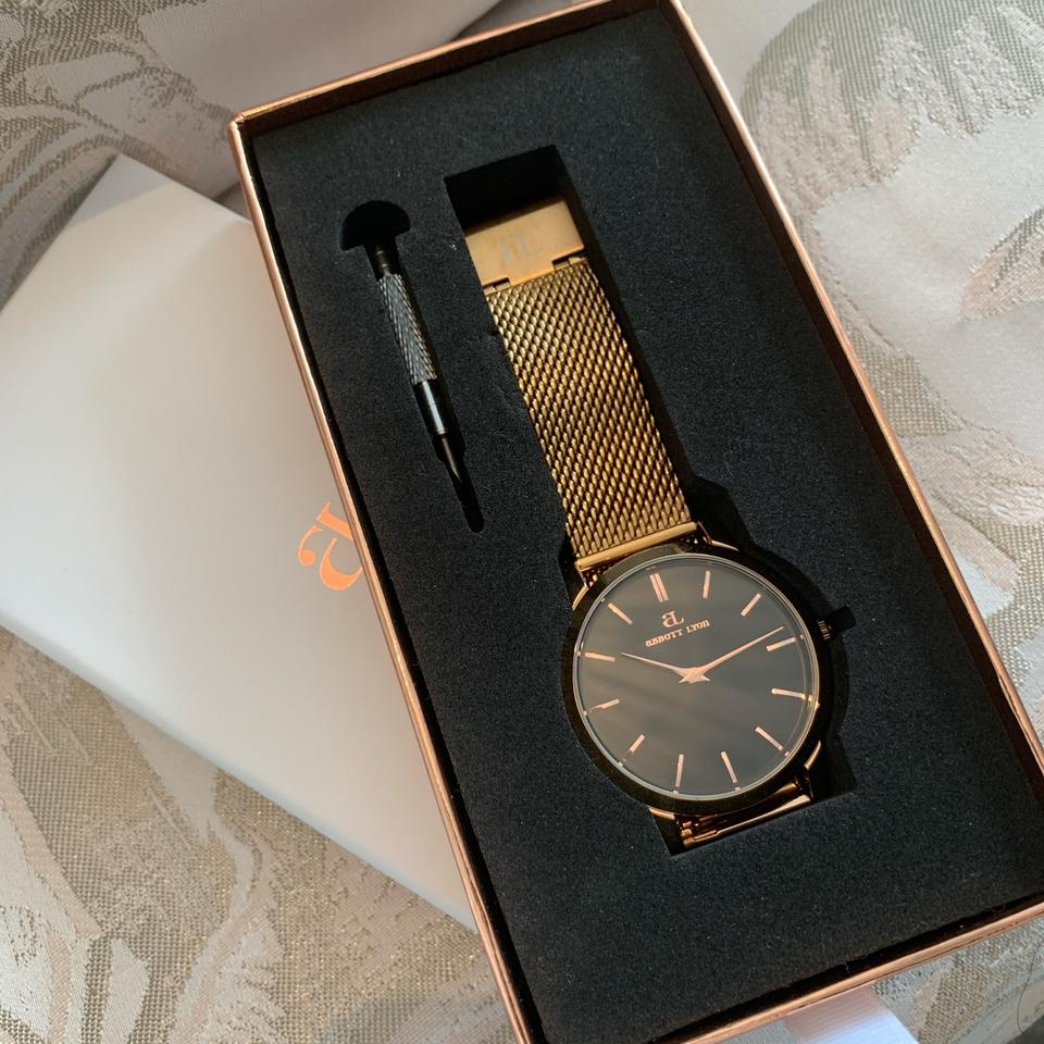 Abbott lyon discount watch rose gold