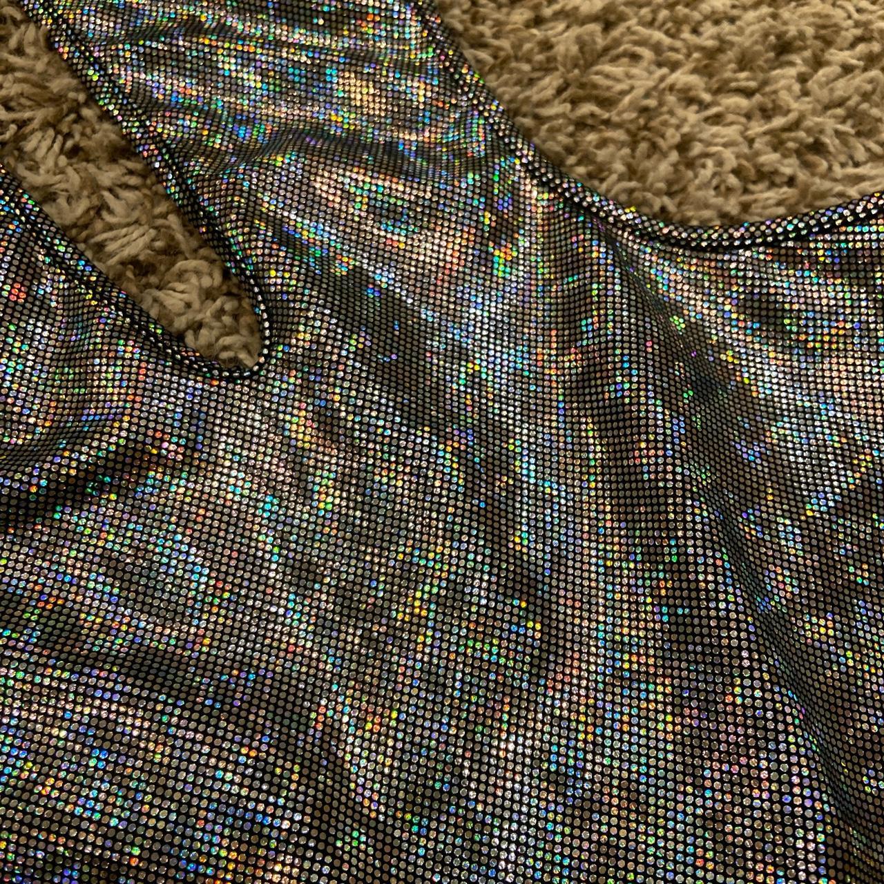 Bodyshotz Metallic Black Silver Rainbow Glitter... Depop