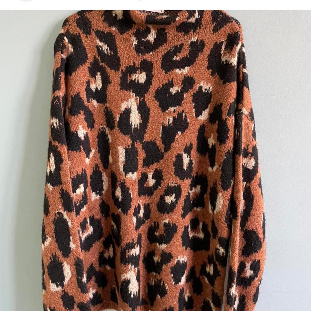 Tu leopard print jumper sale