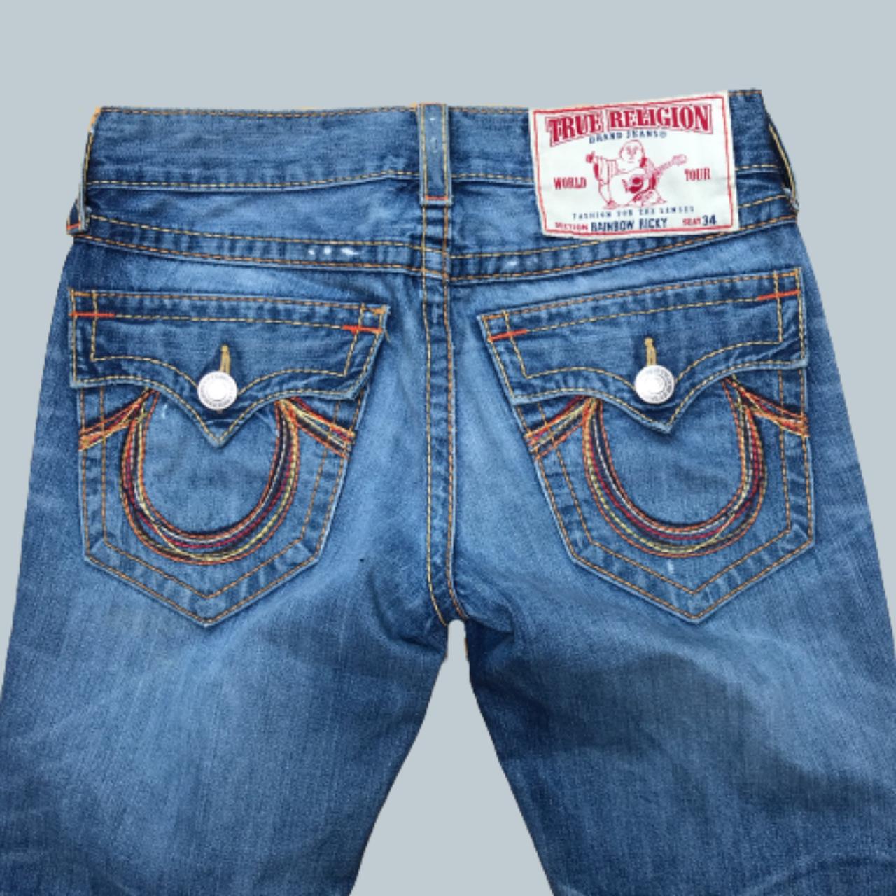 堅実な究極の TRUE RELIGION RAINBOW RICKY デニム/ジーンズ - www