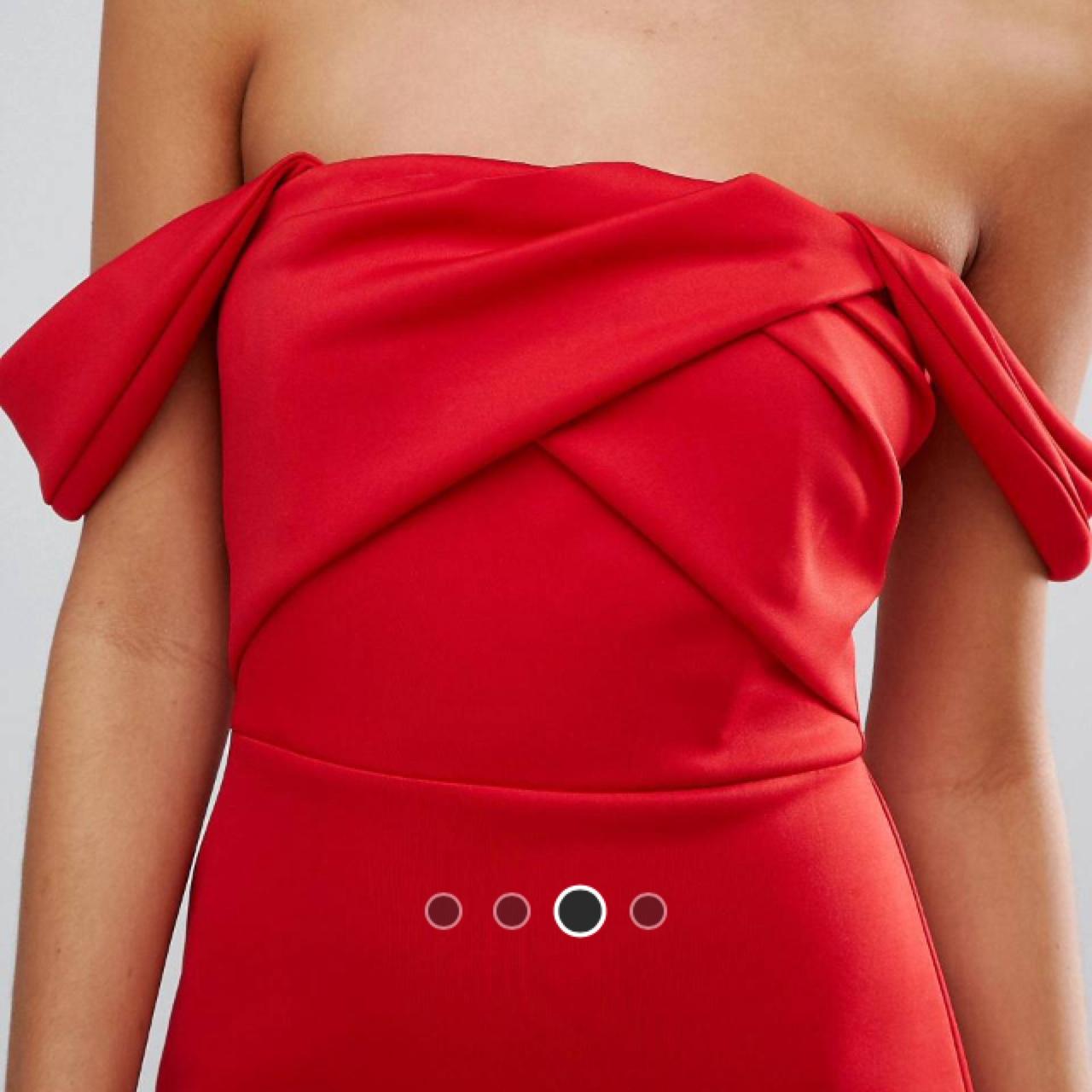 ASOS Women's Red Dress Depop