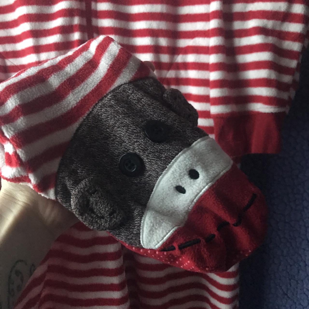 Sock Monkey Adult Onesie In perfect condition