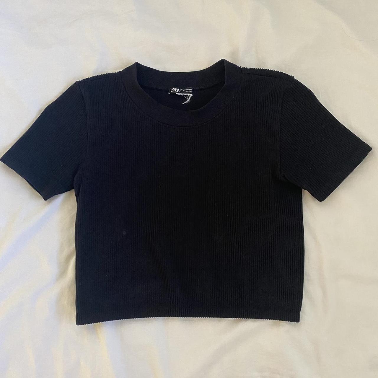 zara seamless ribbed crop top perfect basic don’t... Depop