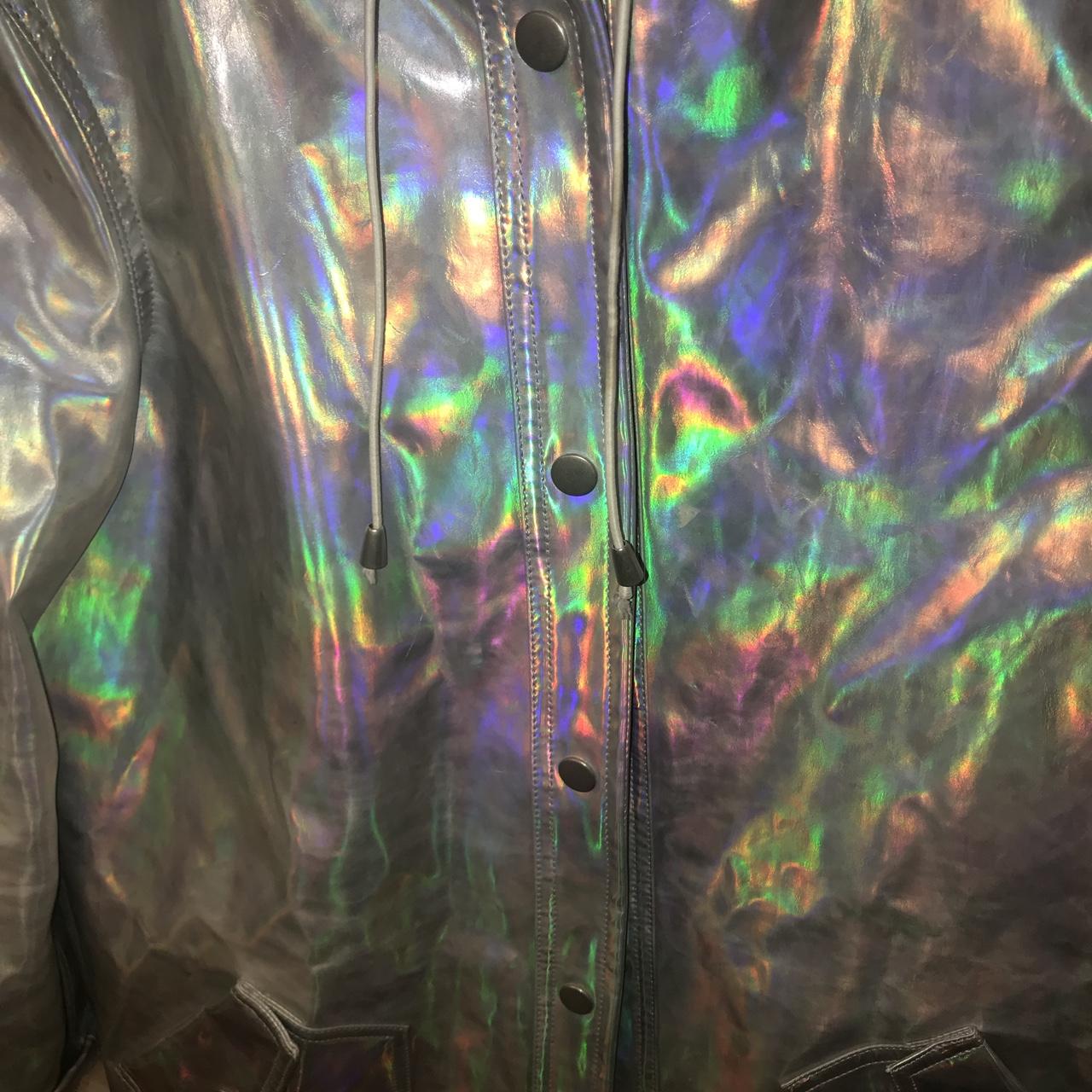 Holographic raincoat urban on sale outfitters