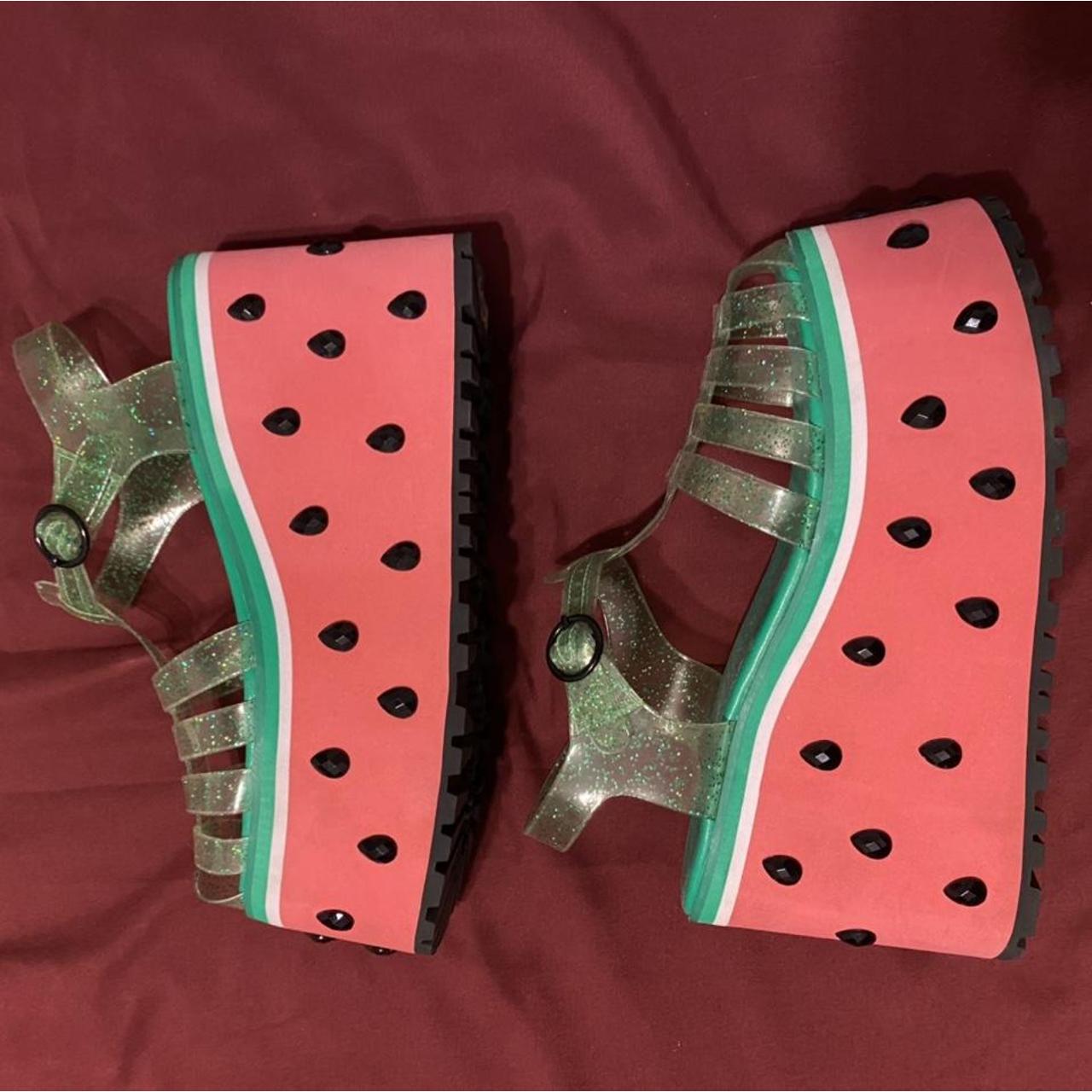 Dolls Kill Sugar Thrillz Watermelon platform Depop - Main Image