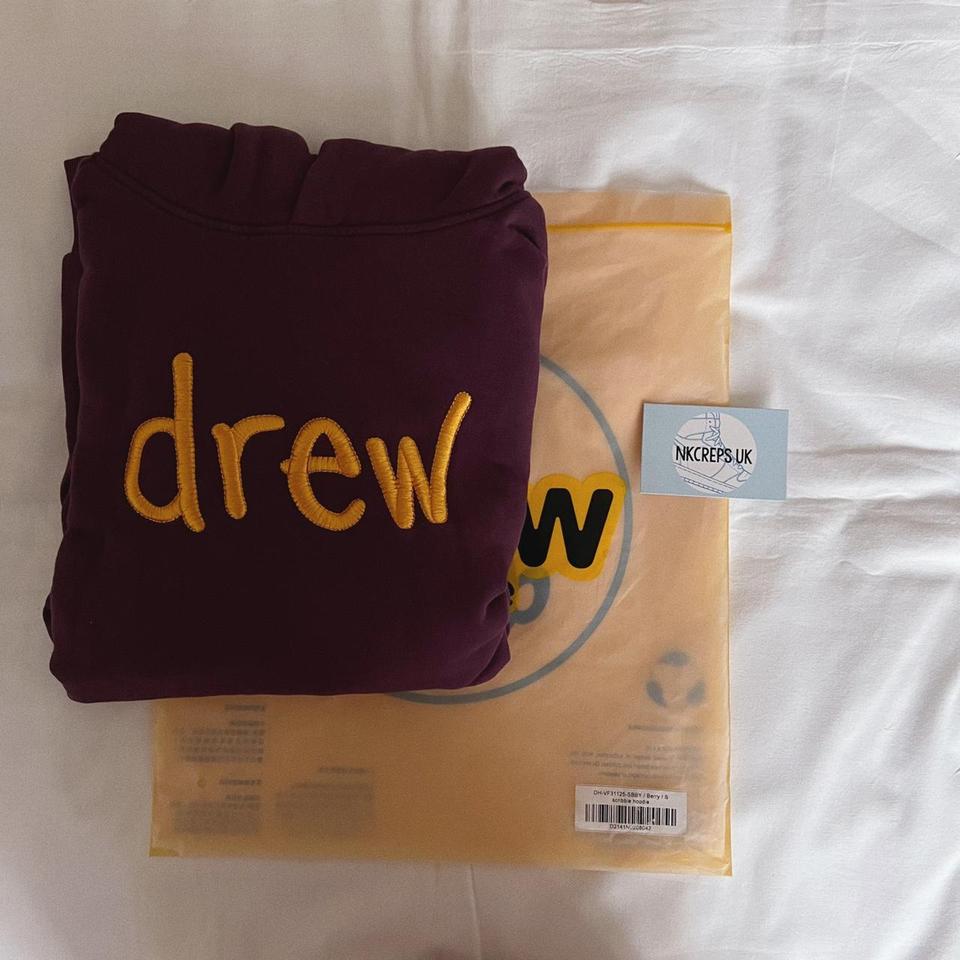 Drew House Berry Scribble Embroidery Hoodie Any... - Depop