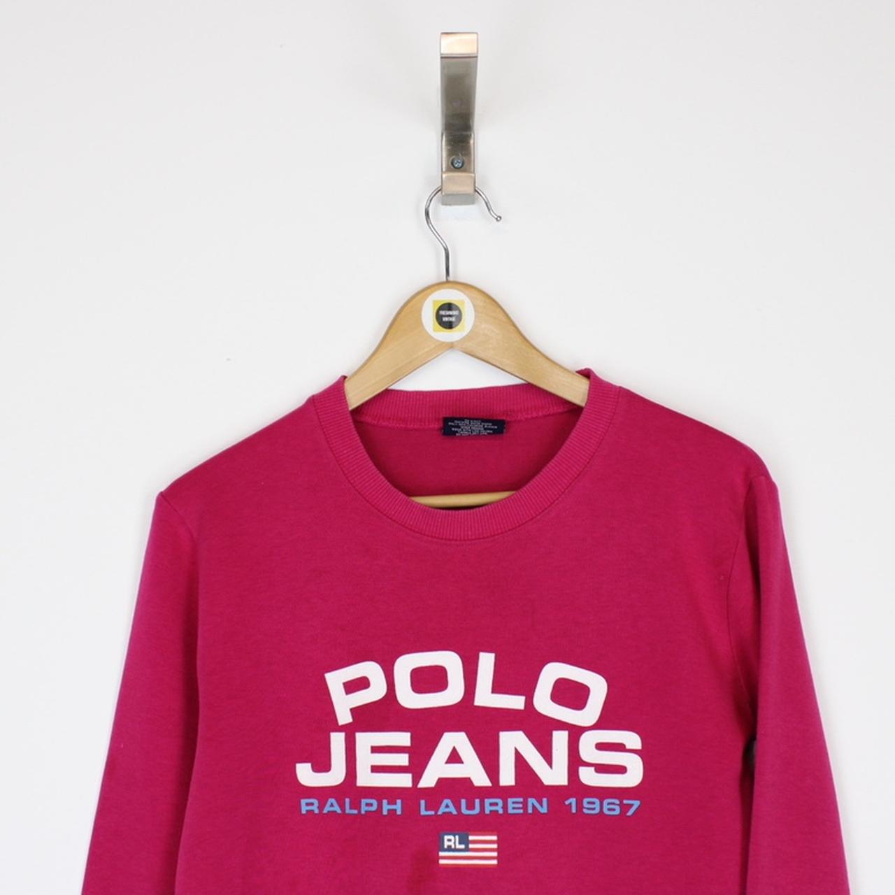 Vintage Ralph Lauren Polo Jeans Company Pink Crew Depop 4248