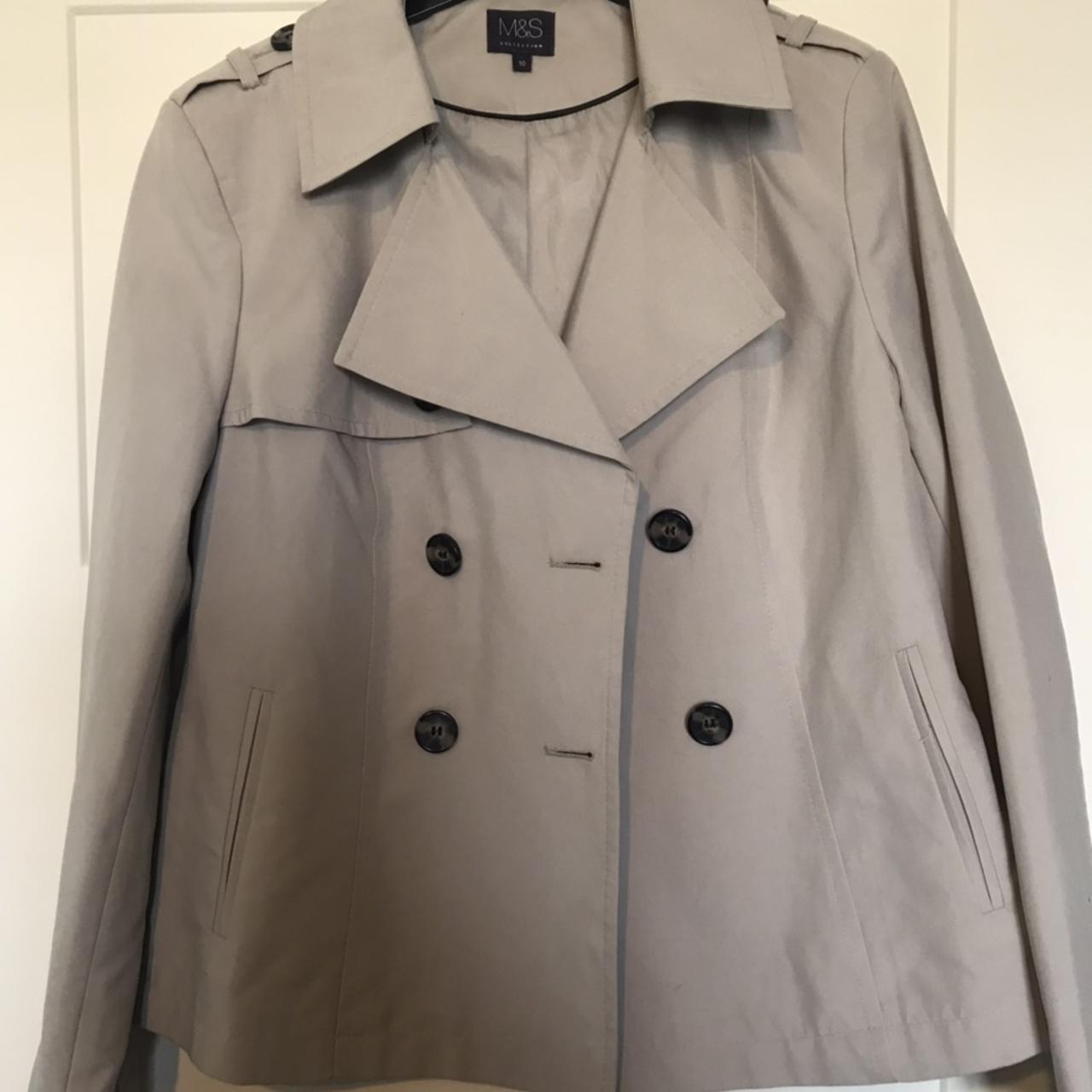 Marks and Spencer’s short trench coat! Only worn a... - Depop