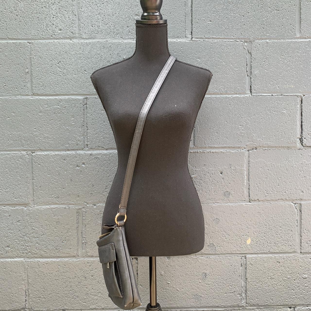 Target black leather purse Adjustable strap Zipper... Depop