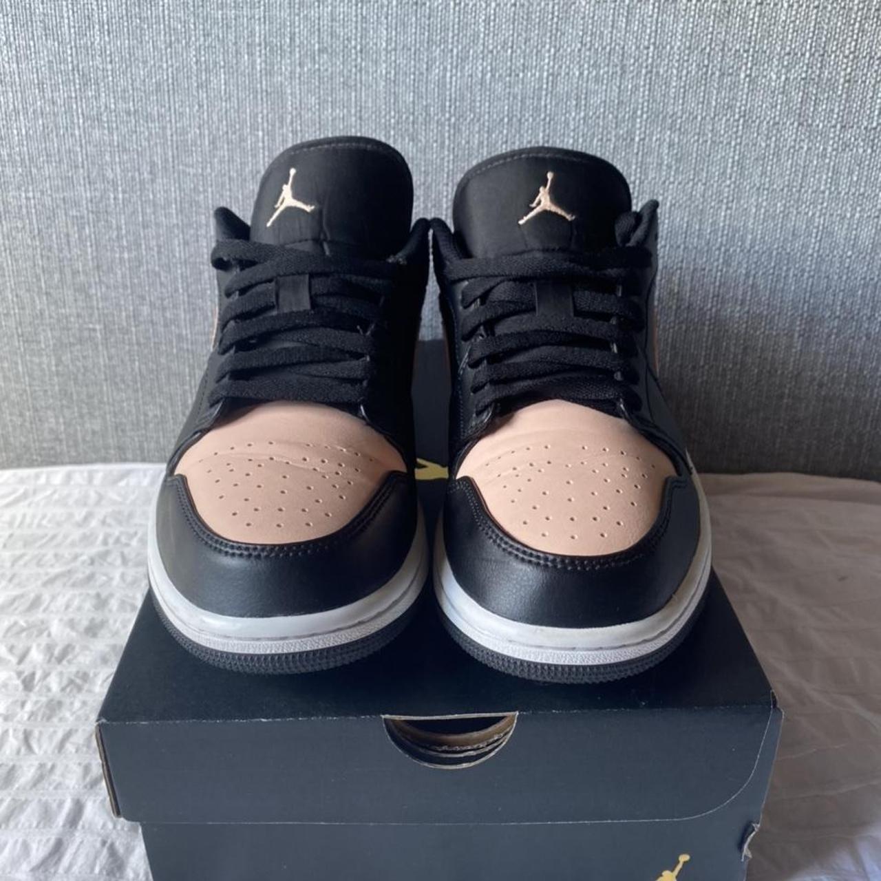 crimson pink jordan 1 low