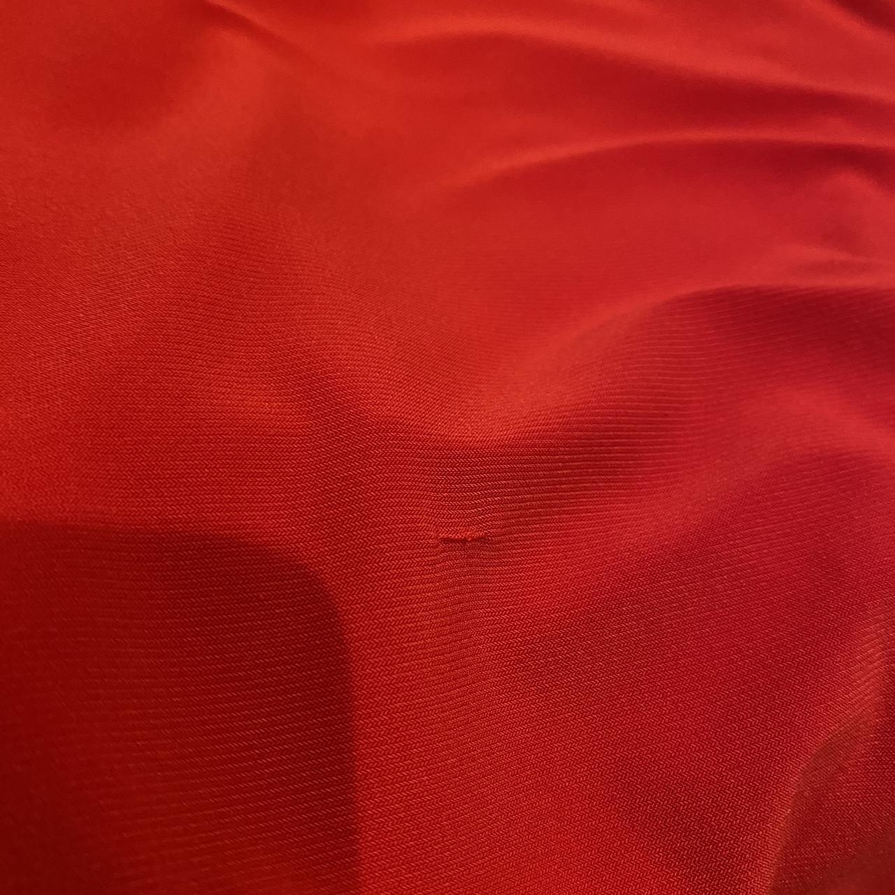 Pretty Little Thing Red Side Boob Bodysuit • Size 8... - Depop