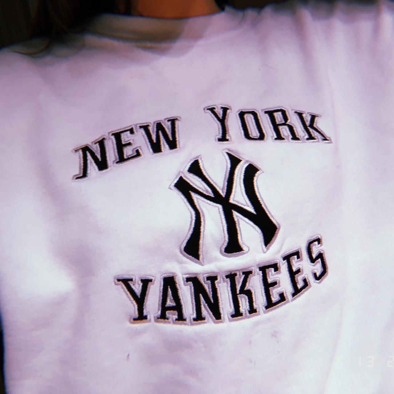 Vintage MLB New York Yankees Pullover Embroidered - Depop