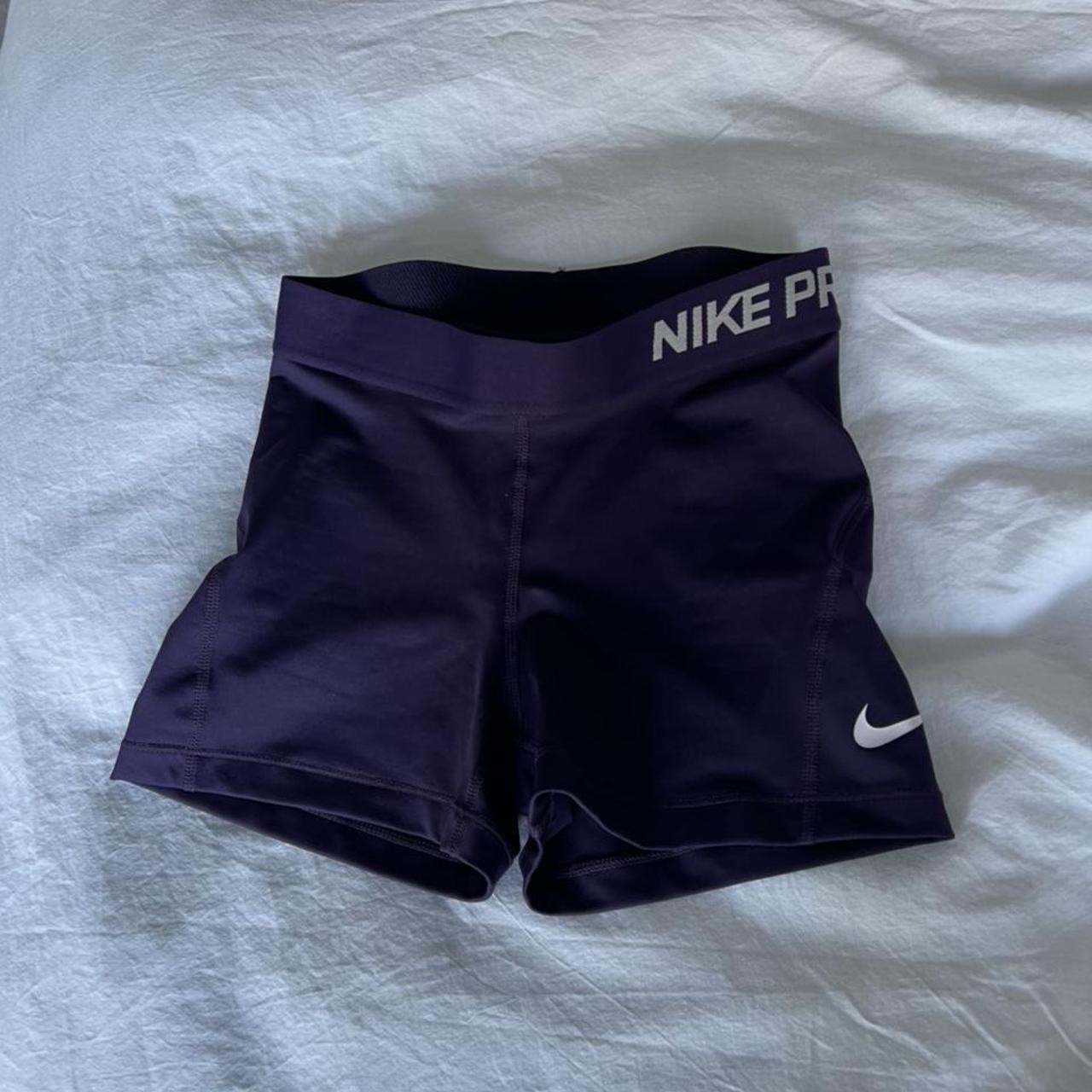 nike navy spandex shorts