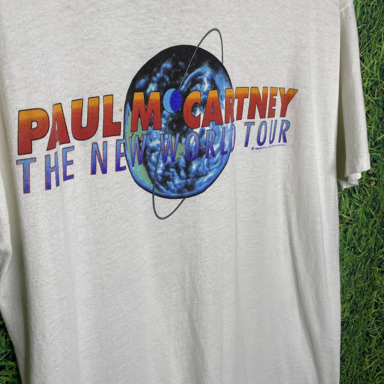 Vintage Paul McCartney The New World Tour 1993 T... - Depop