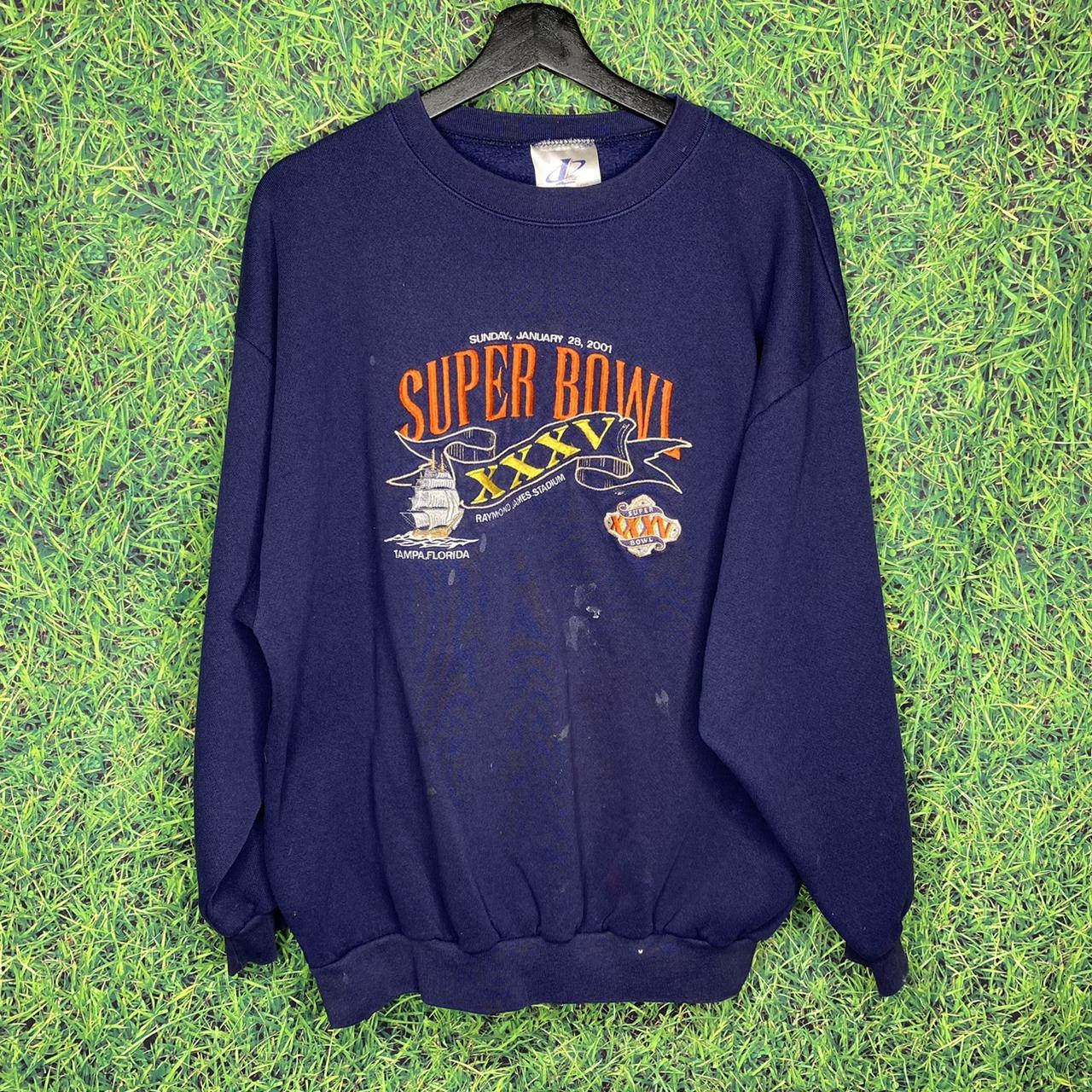 Super Bowl 35 Sweatshirt Vintage Sweatshirtvintage 