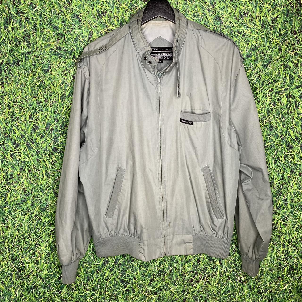 gray members only jacket