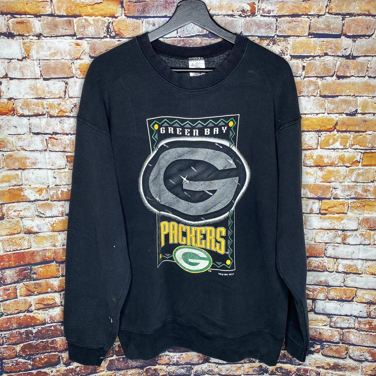 Vintage 90s 1994 Green Bay Packers Green Sweatshirt 