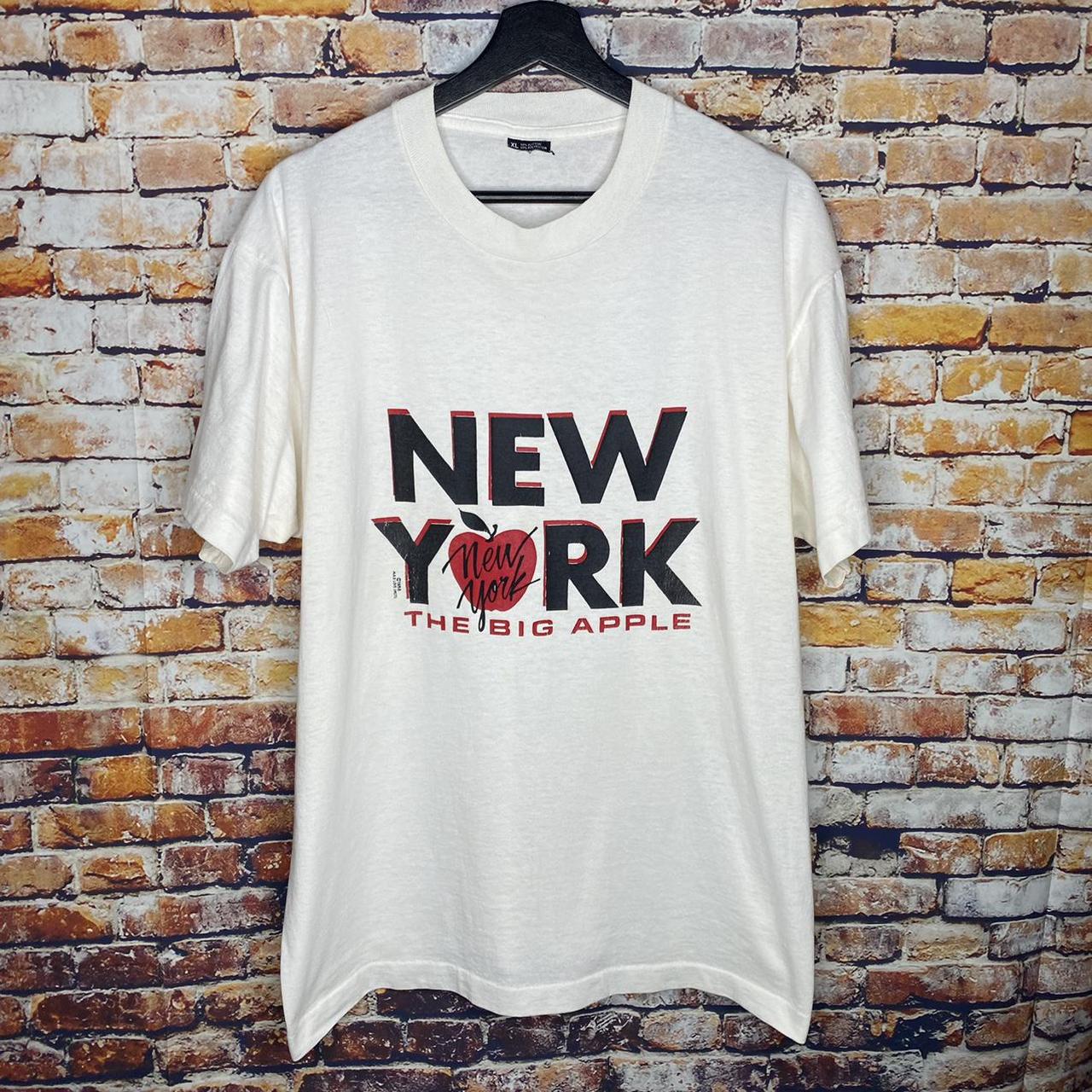 Vintage New York Big Apple 1988 T Shirt 80s, Size: