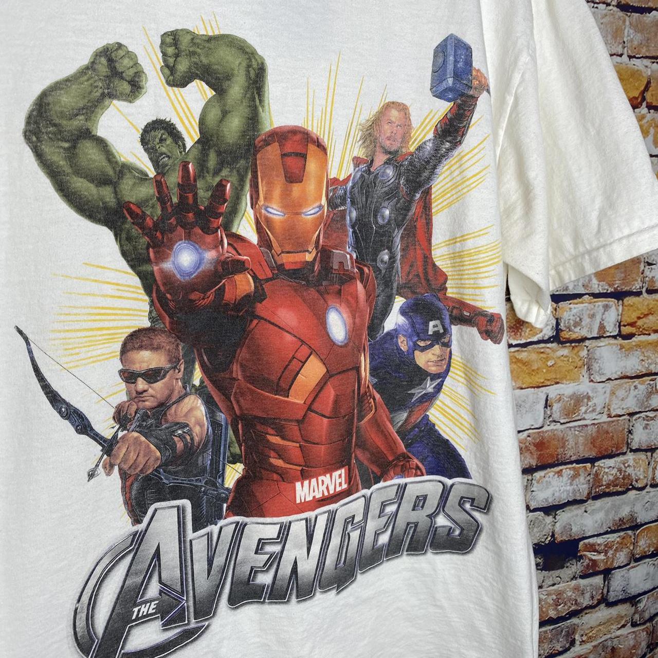 Marvel The Avengers 2012 Movie Promo T Shirt, Size: