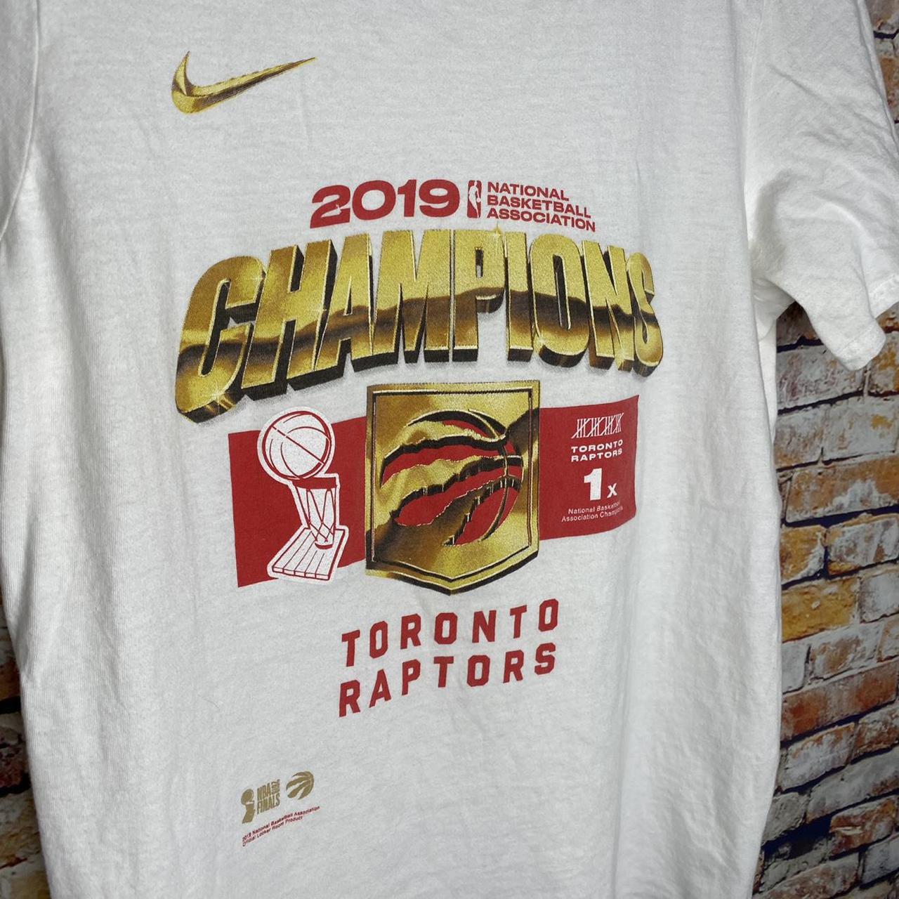 Nike toronto raptors championship hot sale shirt