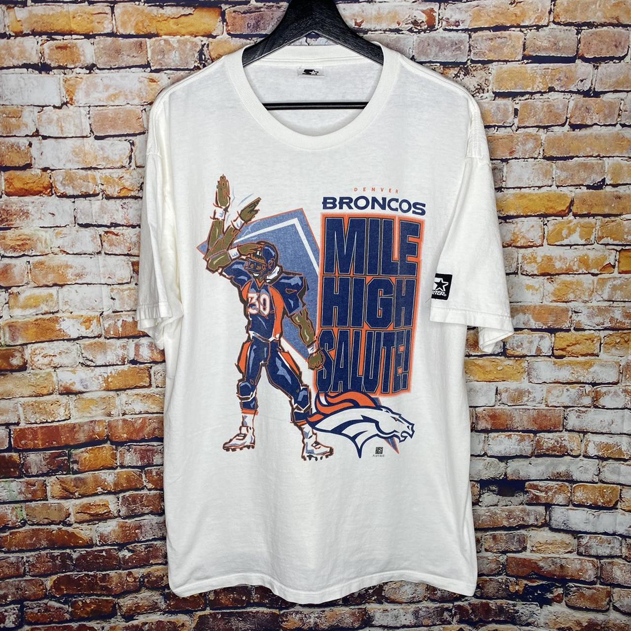 Vintage Starter Denver Broncos Graphic T-Shirt - L