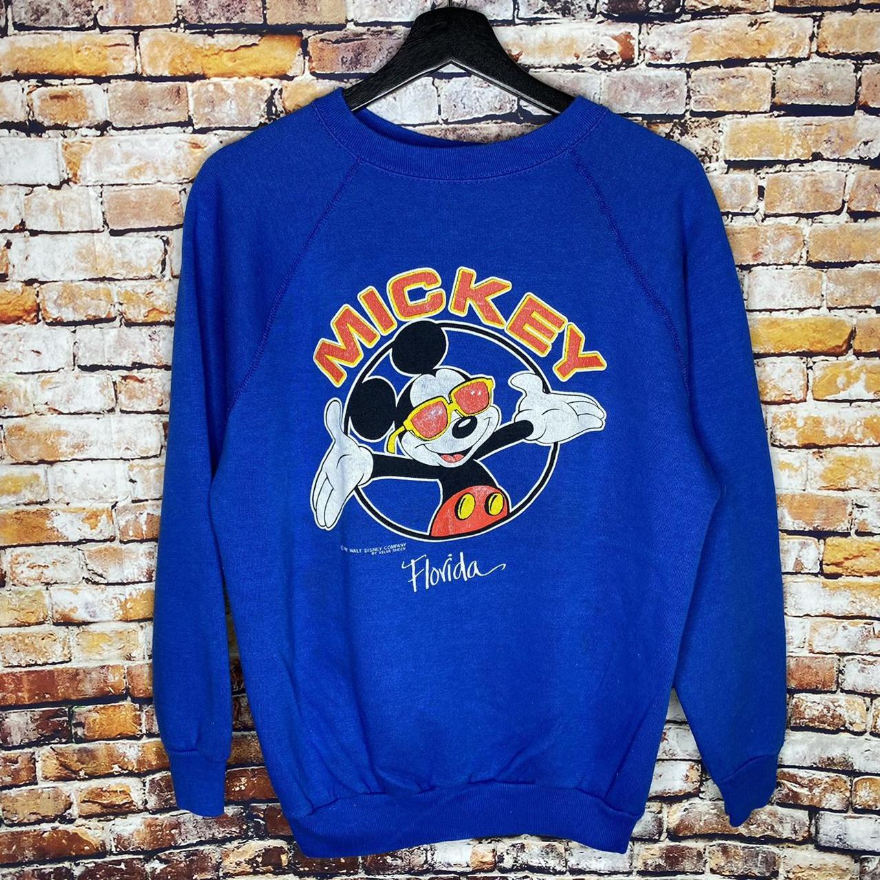 Vintage Disney Mickey Mouse Florida Crewneck... - Depop