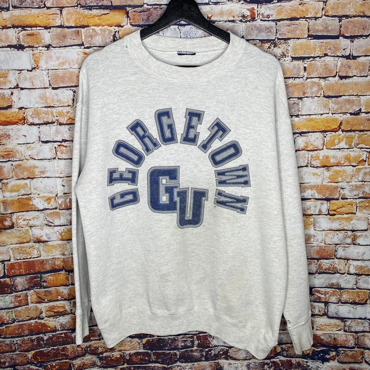 Vintage Georgetown University Crewneck Sweatshirt... - Depop