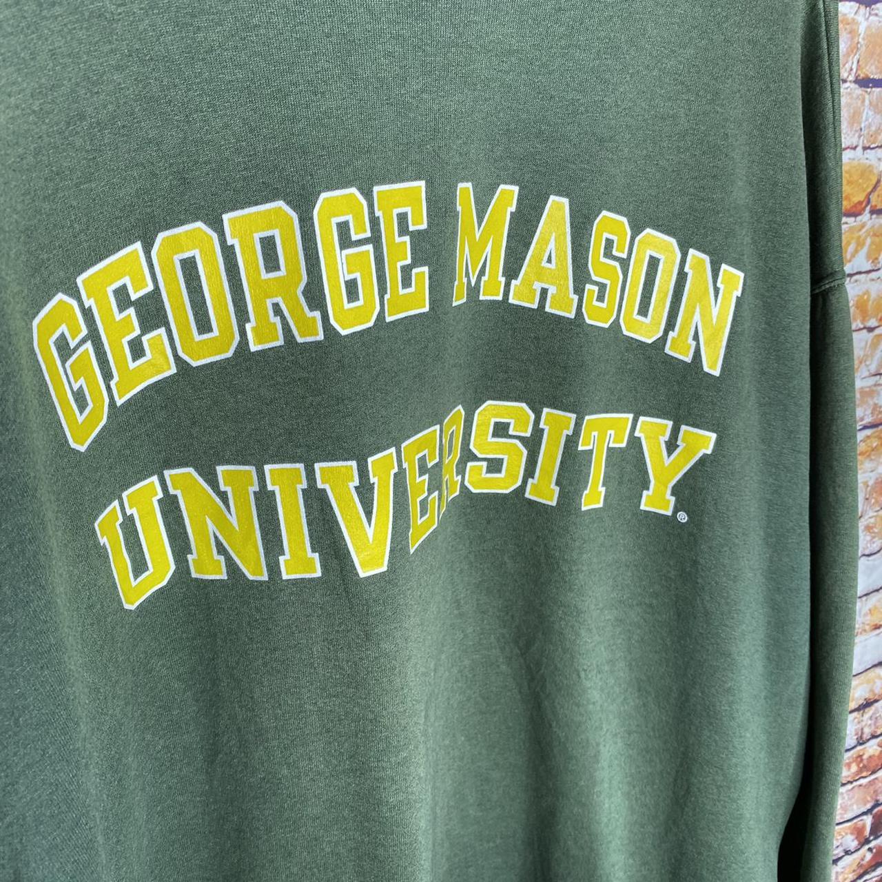 Vintage Champion George Mason University Crewneck... - Depop