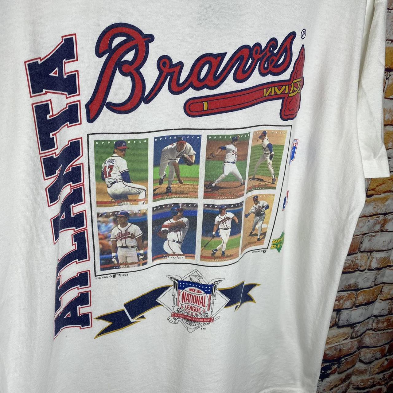 Vintage Atlanta Braves Baseball 1994 T Shirt... - Depop