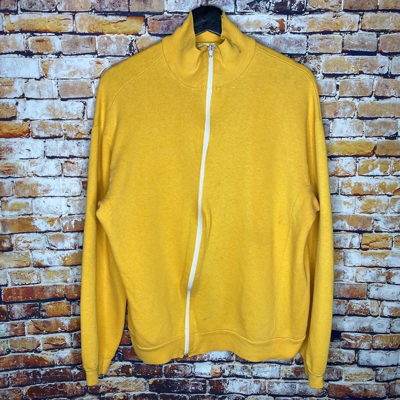 Champion Men's Yellow Sweatshirt | Depop